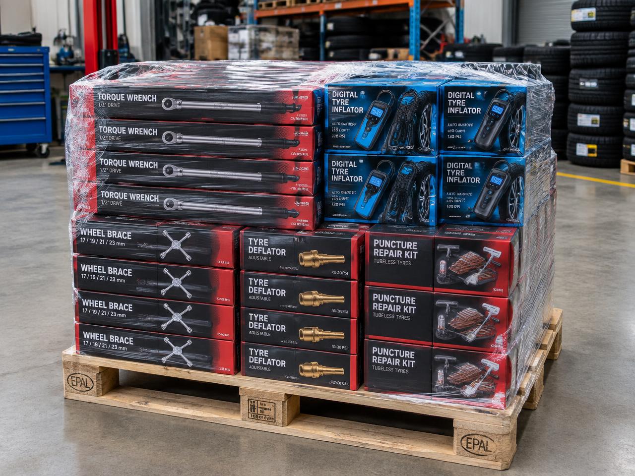 Tyre Service Equipment Pallet