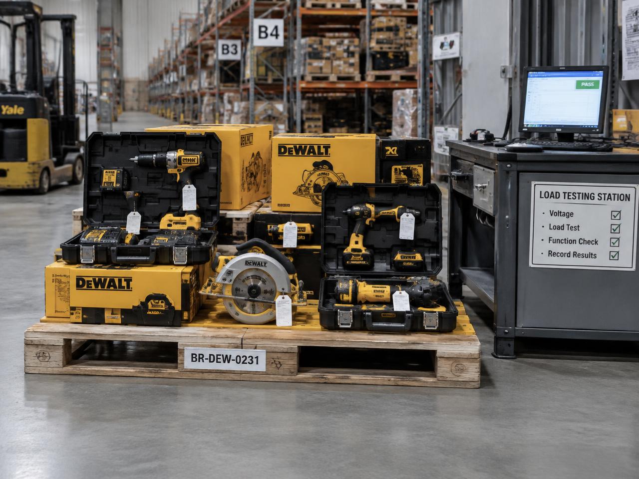 DEWALT New Overstock Pallet — Unused Wholesale Stock