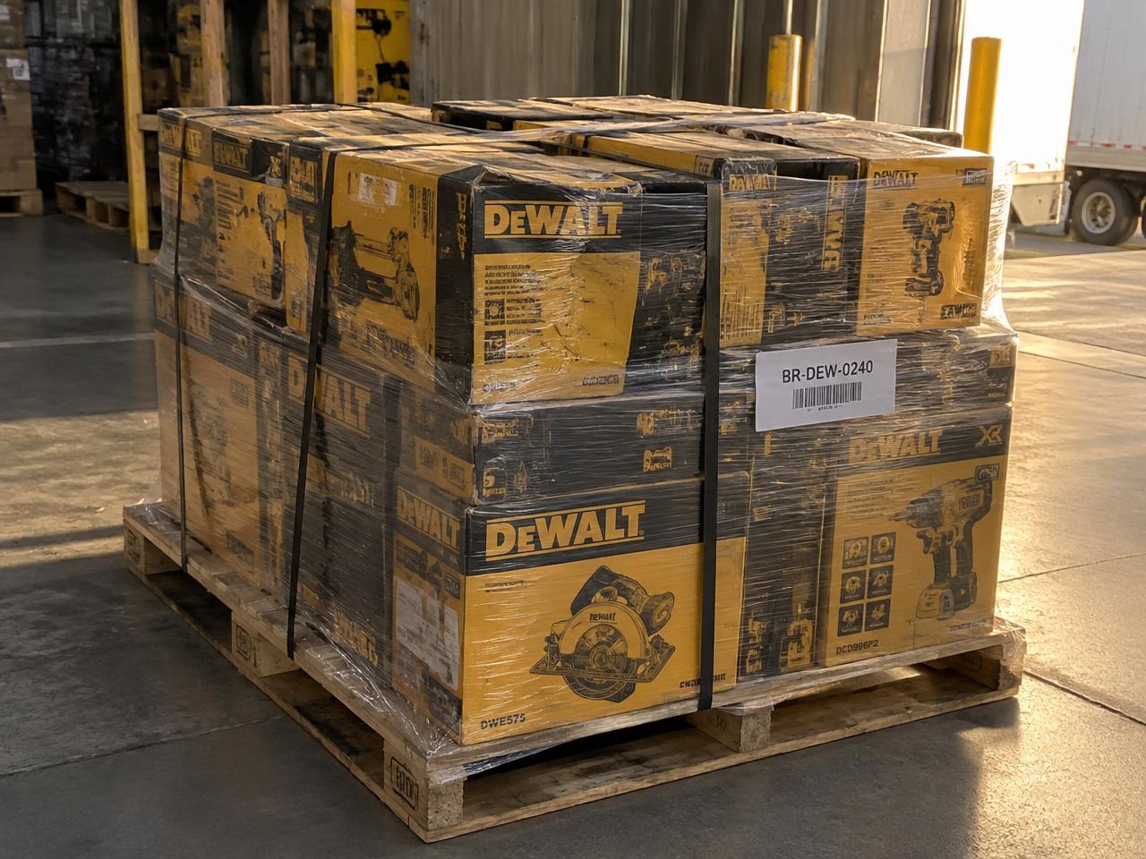 DEWALT Clearance Pallet — End-of-Line Stock, new overstock wholesale professional tools pallet BR-DEW-0240 in Melbourne