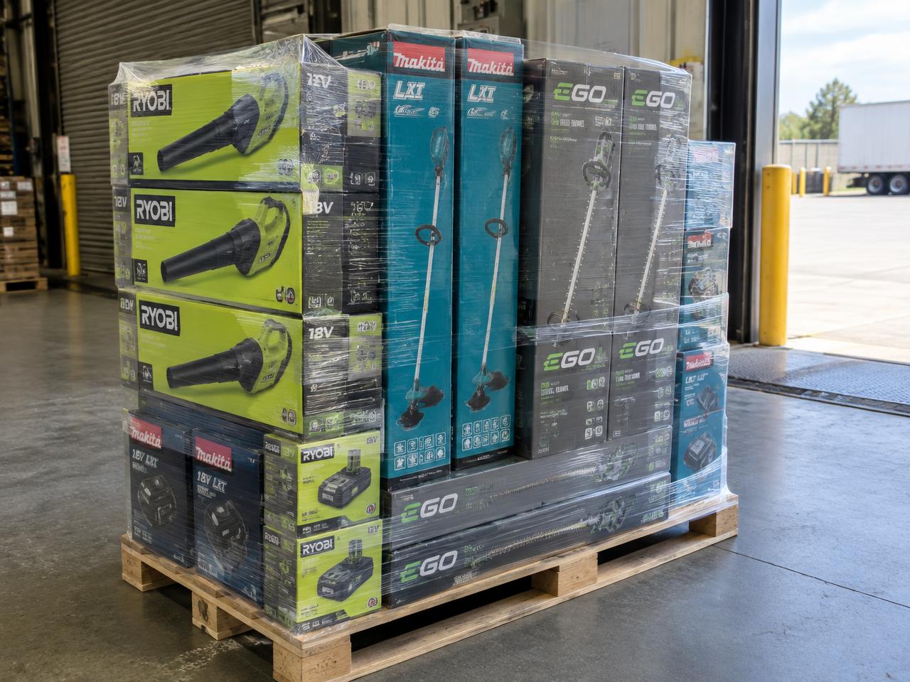 Cordless Garden Equipment Pallet